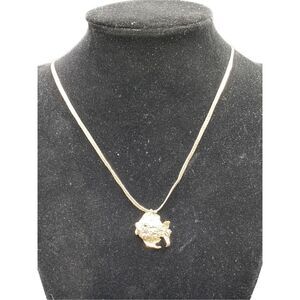 Sterling silver 925 Angelfish Pendant Necklace Charm Pendant